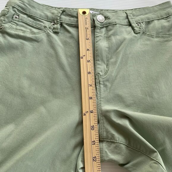 YMI Women’s Forever Color Skinny Ankle Pants Jade Size XL (Fit 31x29) - Picture 10 of 13